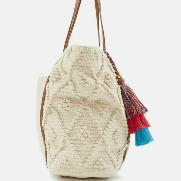 Steve Madden Beige/Multi Bali Tote - Picture 5 of 12